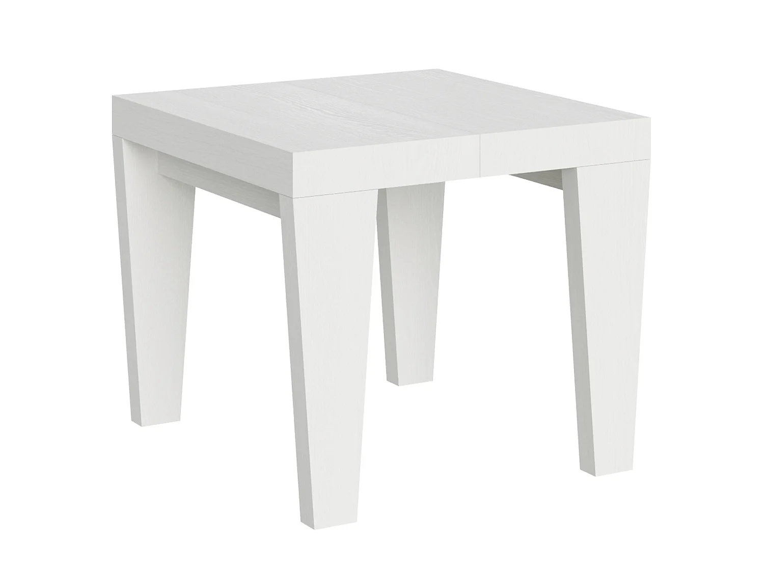 Uitschuifbare tafel 90/246x90 cm Spimbo eiken wit