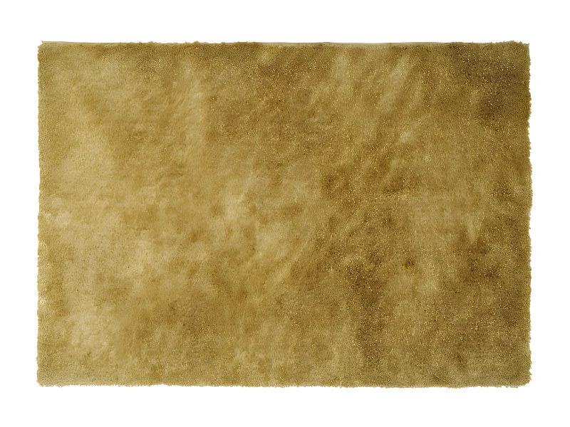 Hochflorteppich - 160 x 230 cm - Goldfarben - GLITTER