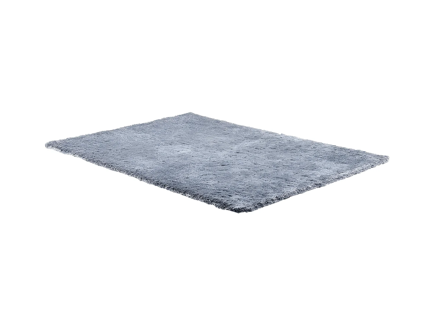 Alfombra shaggy GLITTER 160x230 cm - Plateada