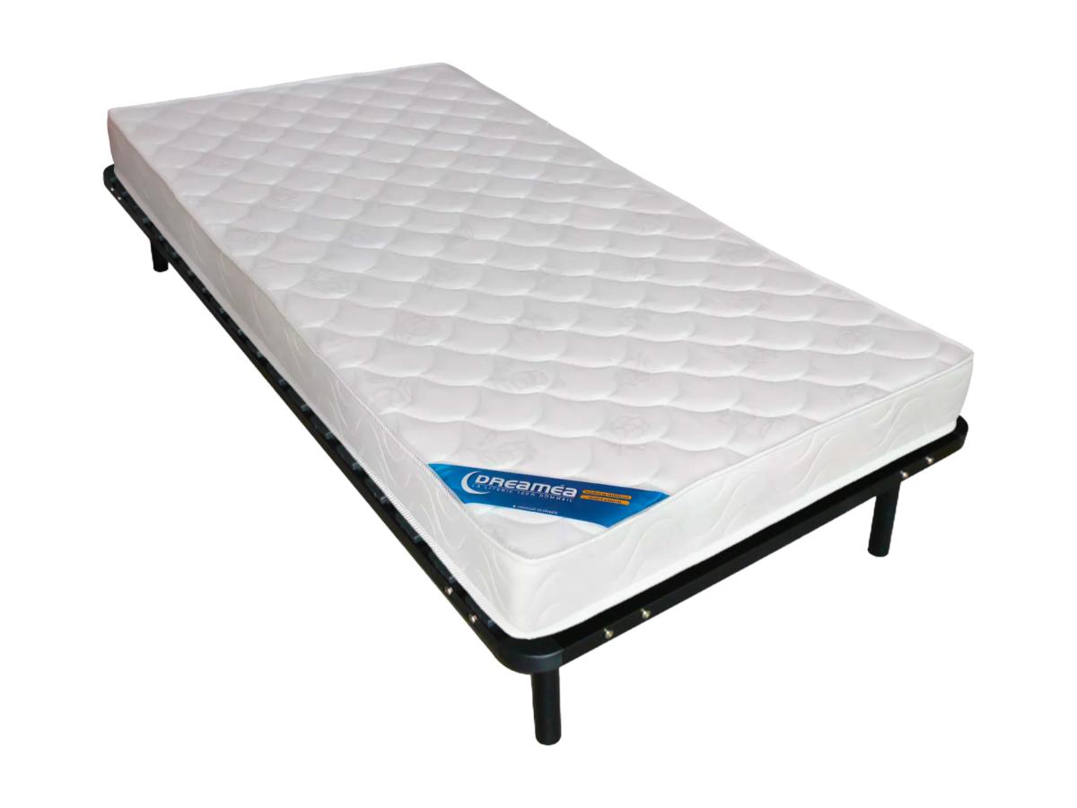 Matratzen-Lattenrost-Set - 90 x 200 cm - Schaumstoffmatratze - Stärke 15 cm günstig online kaufen