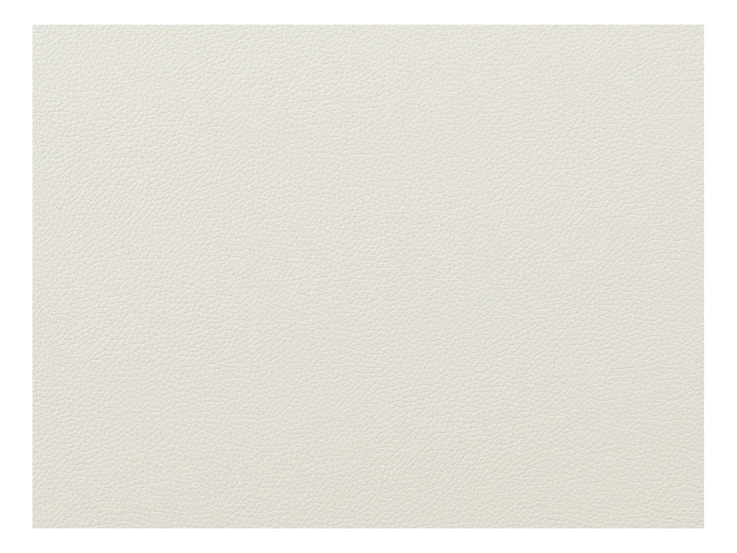 Canapé d'angle en cuir SOLANGE - Blanc - Angle droit