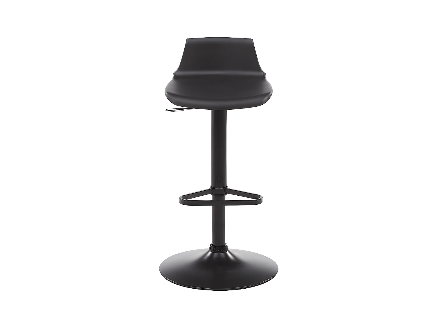 Barhocker höhenverstellbar - Polypropylen - Schwarz - CALAS