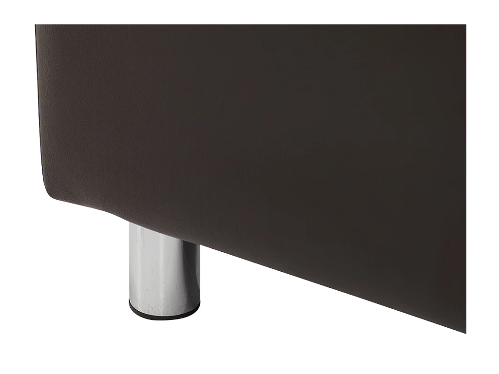 Canapés 3 places et 2 places en simili ACKLEY - Marron