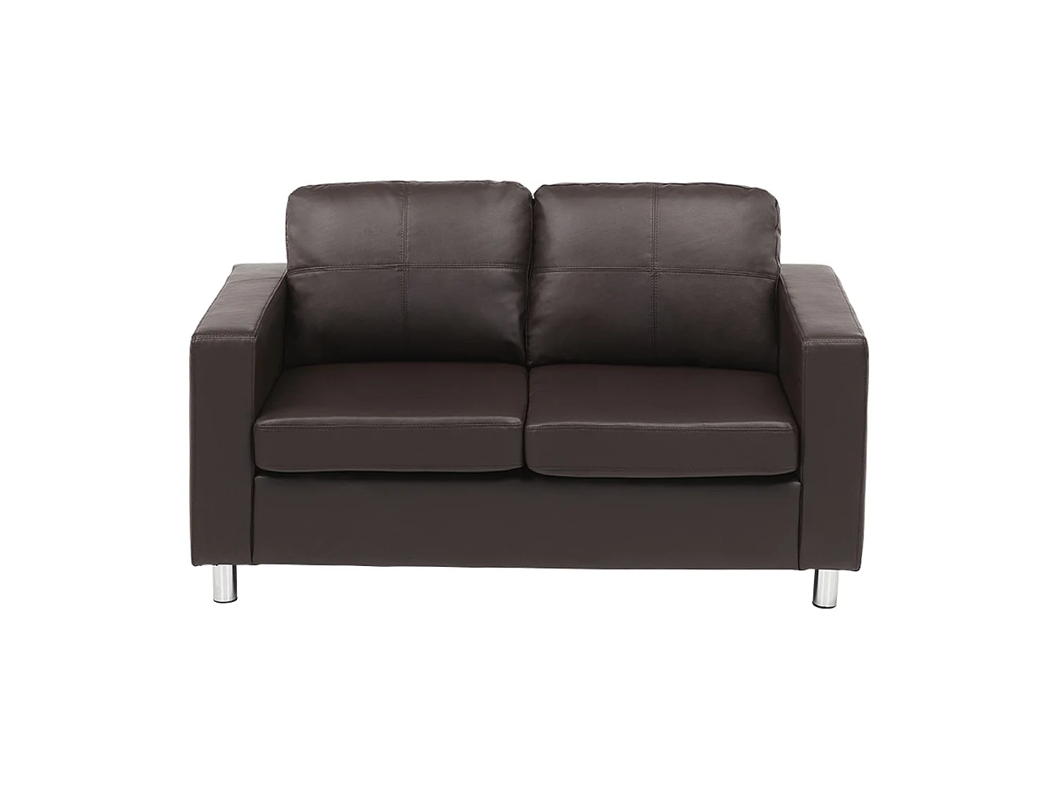 Canapés 3 places et 2 places en simili ACKLEY - Marron