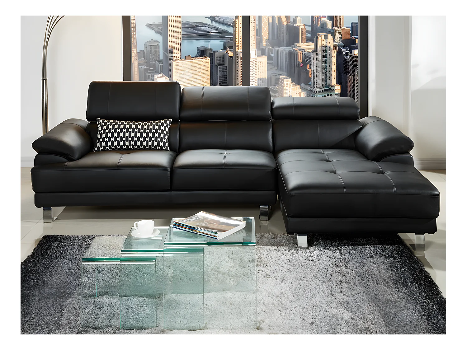 Tavolini a scomparsa in Vetro temperato - Lotto di 3 - MINKA