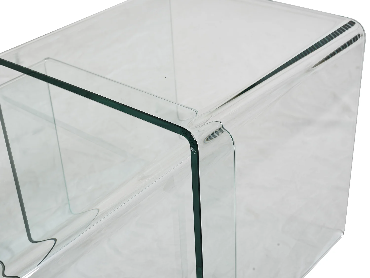 Satsbord MINKA - Klossat glas