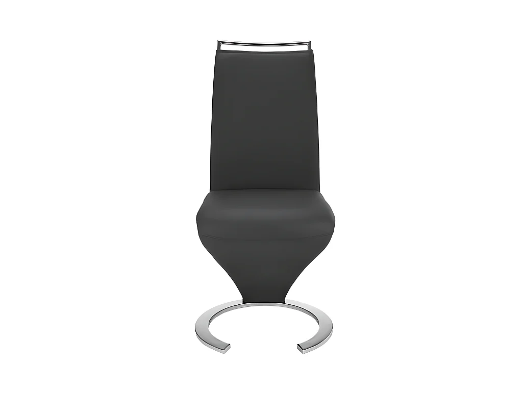 Lot de 6 chaises TWIZY - Simili noir