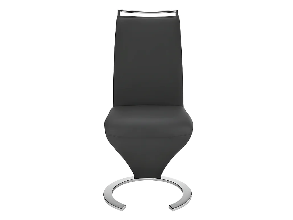 Lot de 6 chaises TWIZY - Simili noir