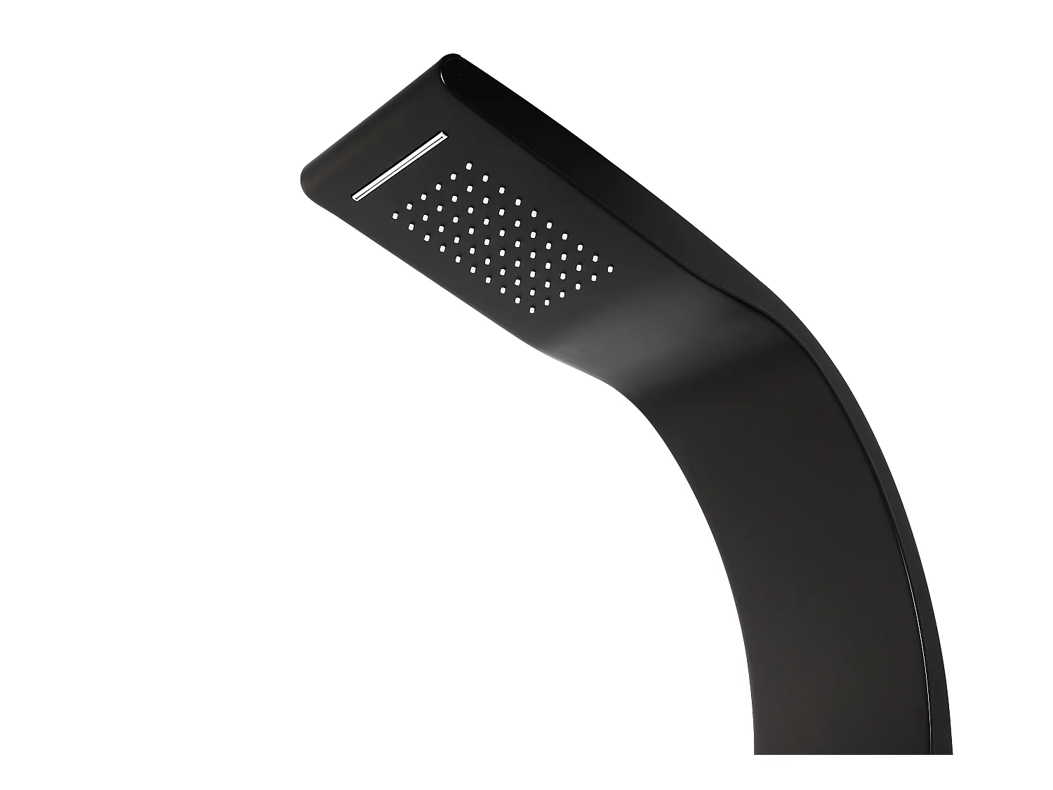 Colonna doccia idromassaggio KOURBEA - Nera - 20 x 132 cm
