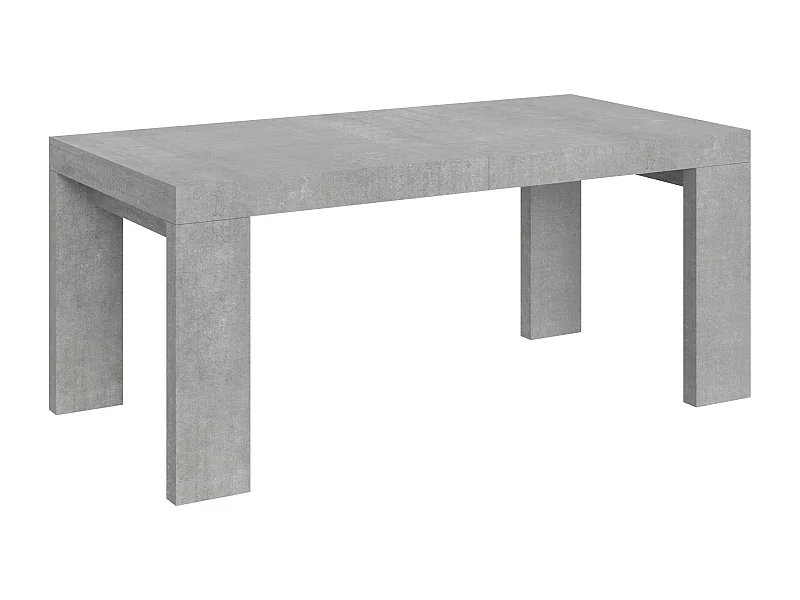 Table extensible 90x180/440 cm Roxell Gris Béton