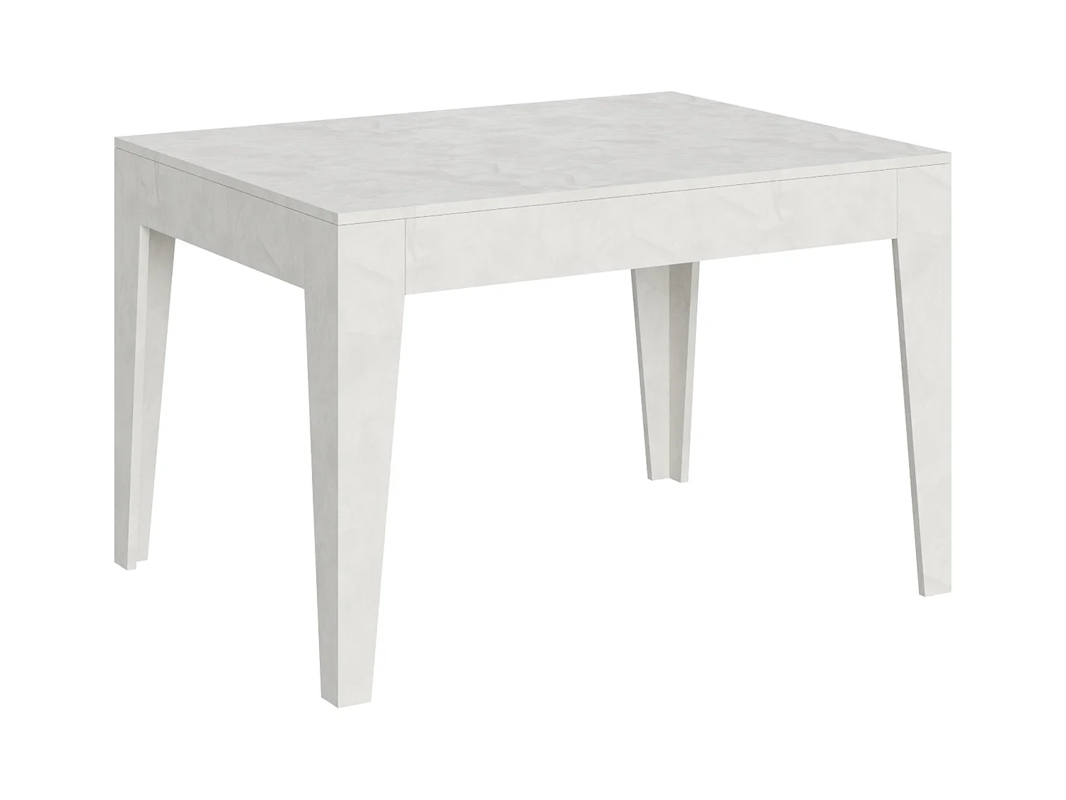 Table extensible 90x120/180 cm Cico Blanc Spatulé