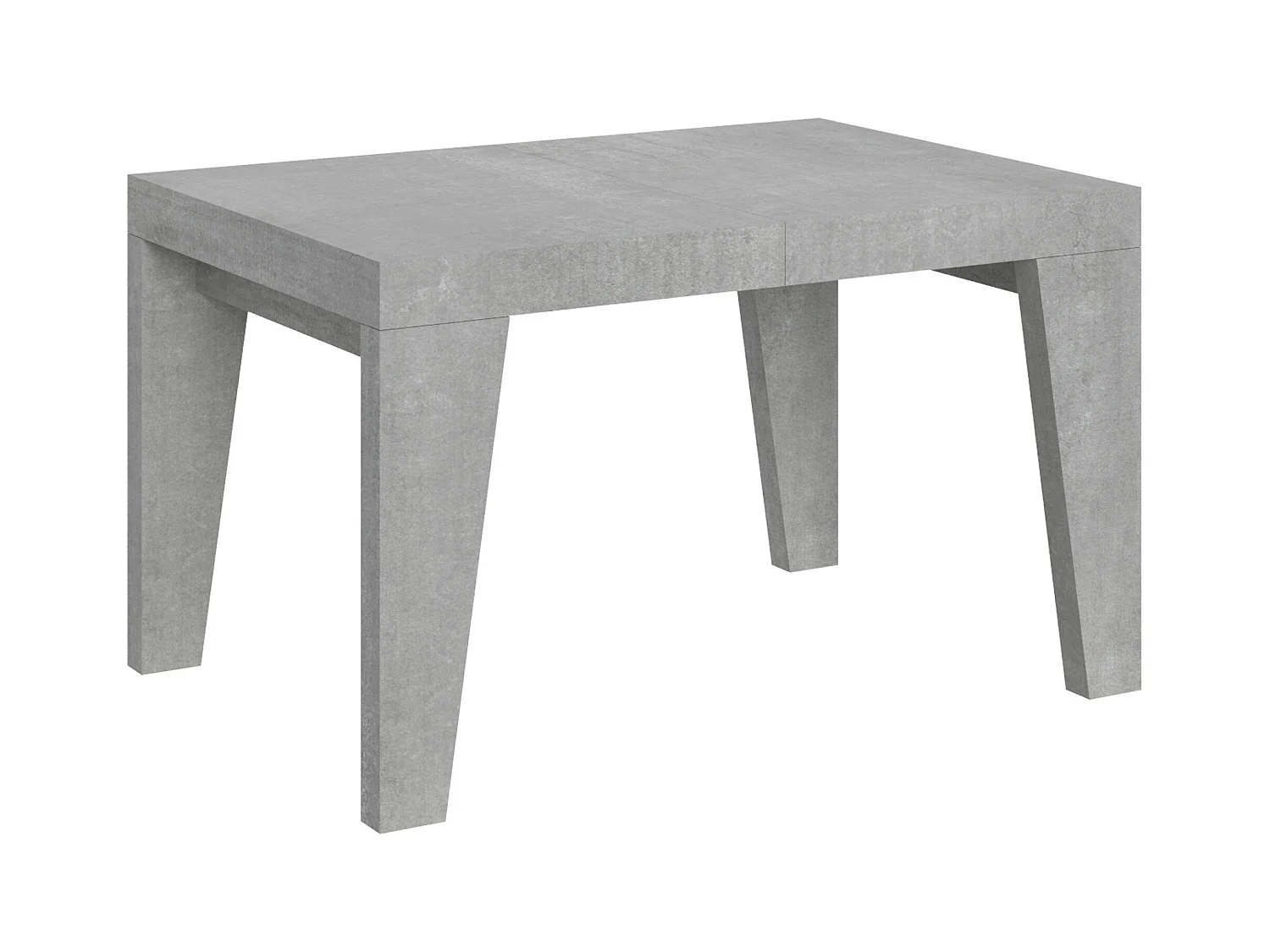 Table extensible 90x130/390 cm Naxy Gris Béton