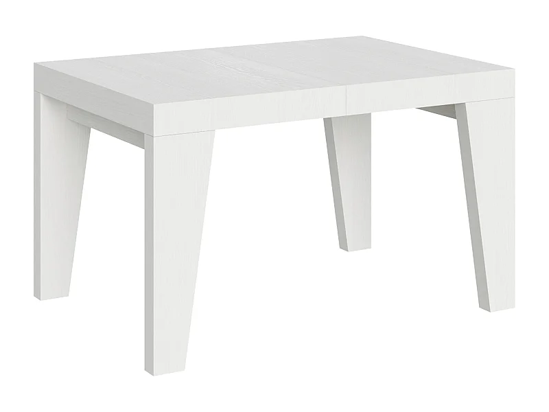 Mesa de jantar extensível 90x130/390 cm Naxy Cinza Branca