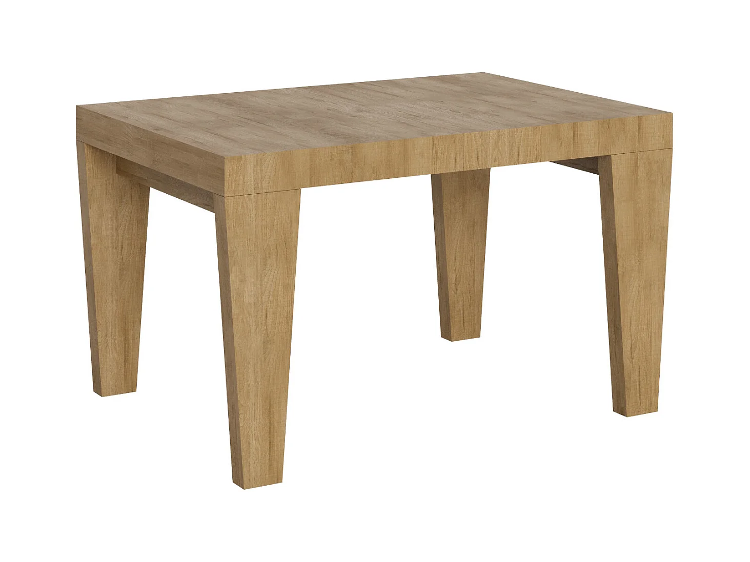 Kristo uitschuifbare tafel voor 6 tot 10 personen naturel eiken L 130 tot 234 cm