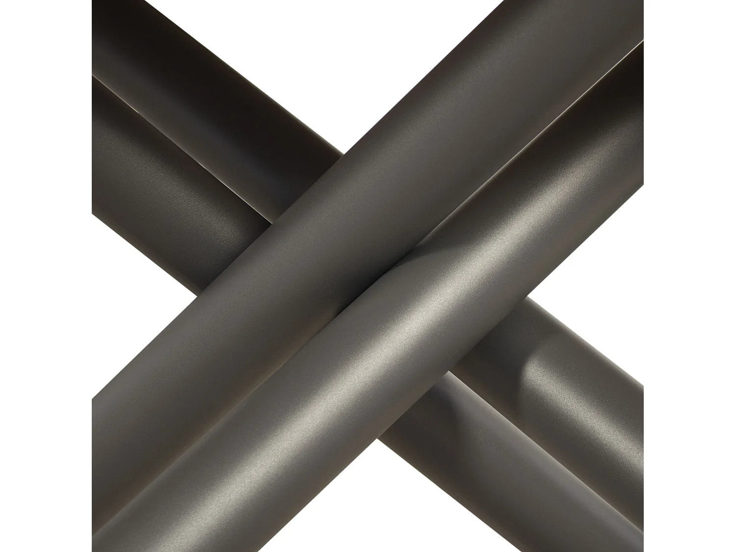 Table extensible 90x130/390 cm Famas Noyer cadre Anthracite