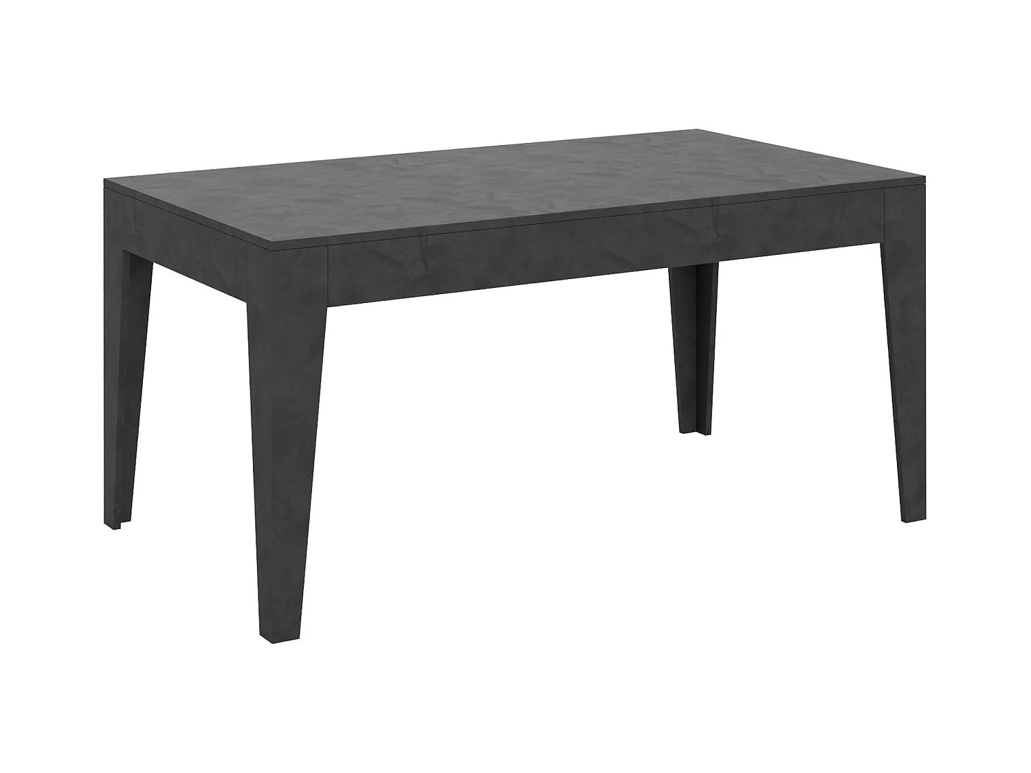 Ausziehtisch 90x160/220 cm Cico Effekt anthrazit gespachtelt