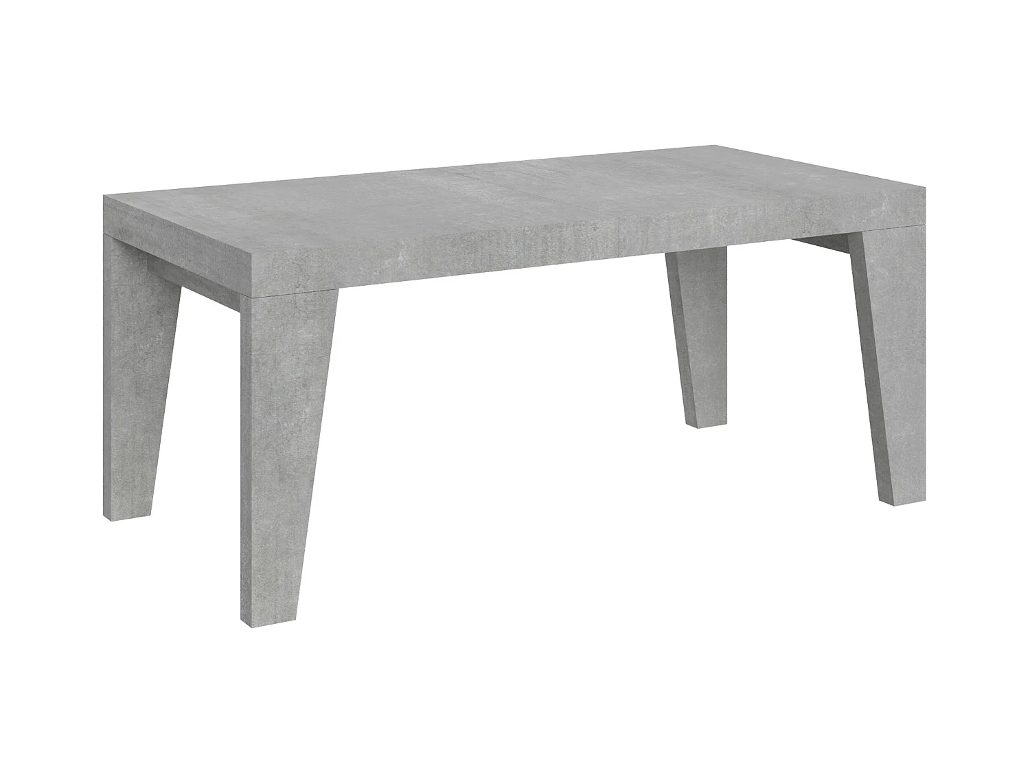 Table extensible 90x180/440 cm Naxy Gris Béton