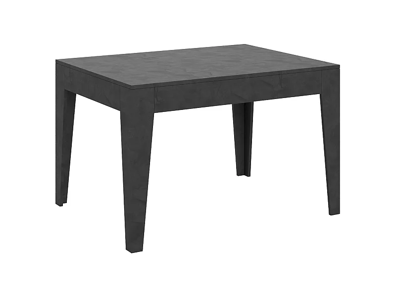 Ausziehtisch 90x120/180 cm Cico Effekt anthrazit gespachtelt