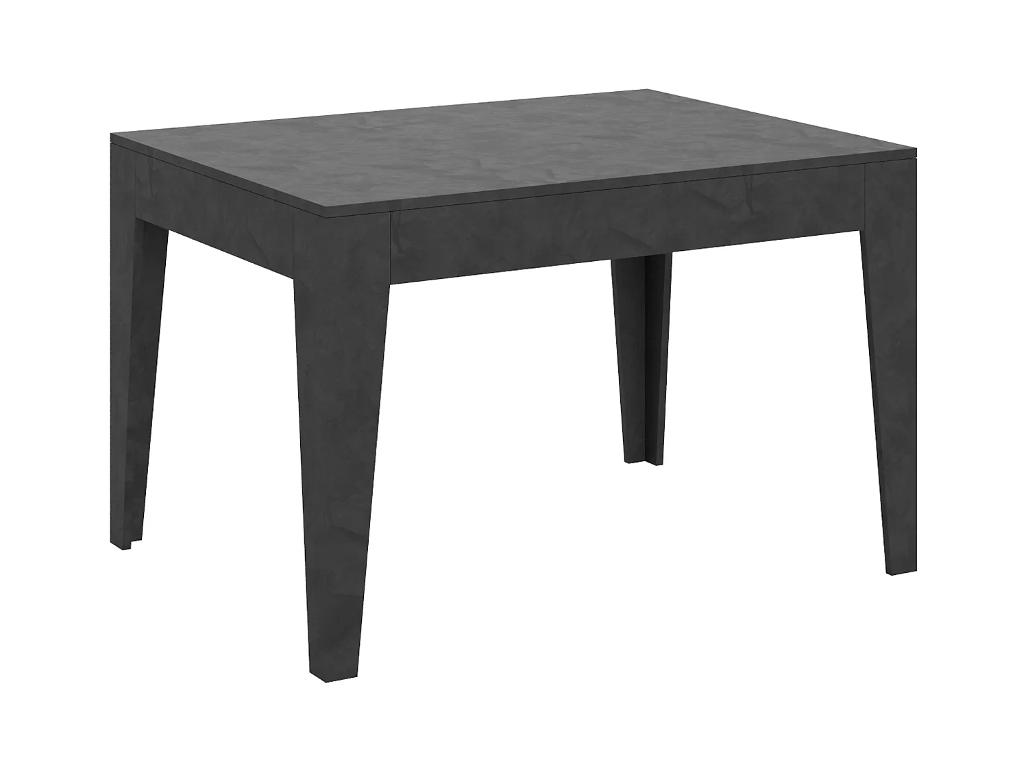 Table extensible 90x120/180 cm Cico Anthracite Spatulé