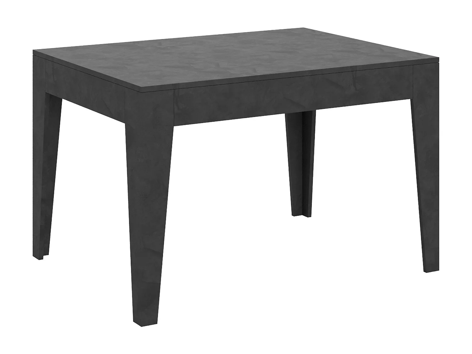 Uitschuifbare tafel 90x120/180 cm Cico structuur antraciet