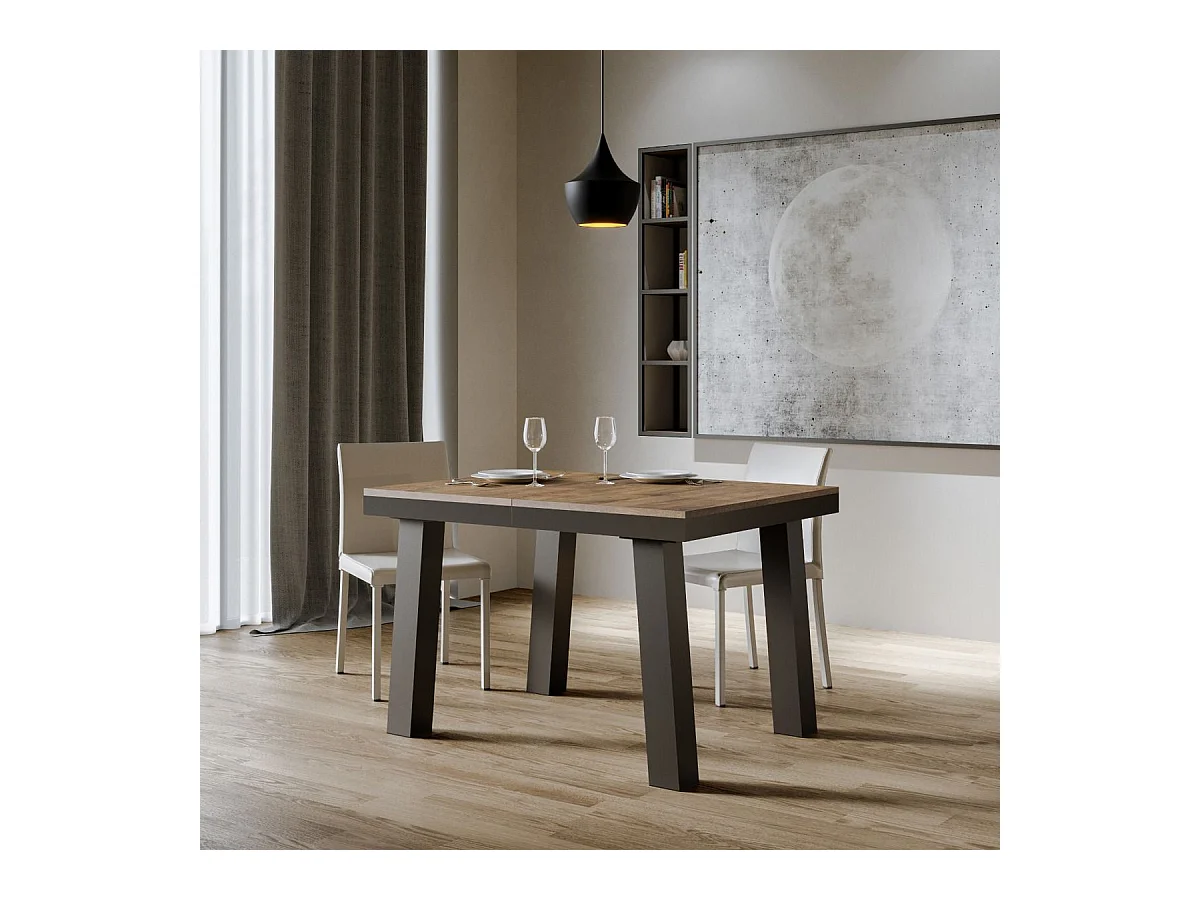 Tavolo allungabile 90x120/224 cm Bridge Evolution noce