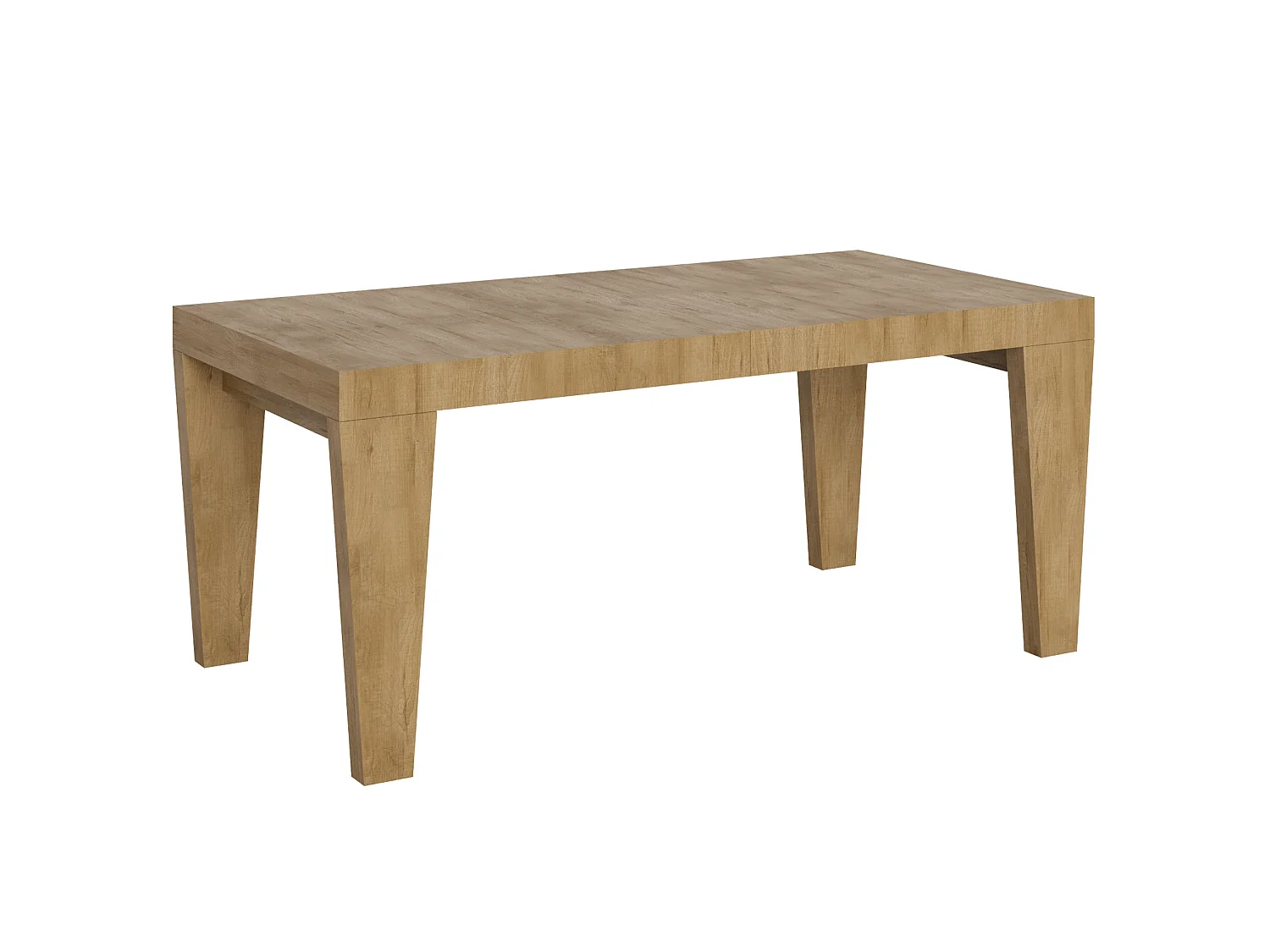 Uitschuifbare tafel 180/440x90 cm Spimbo natuur eiken