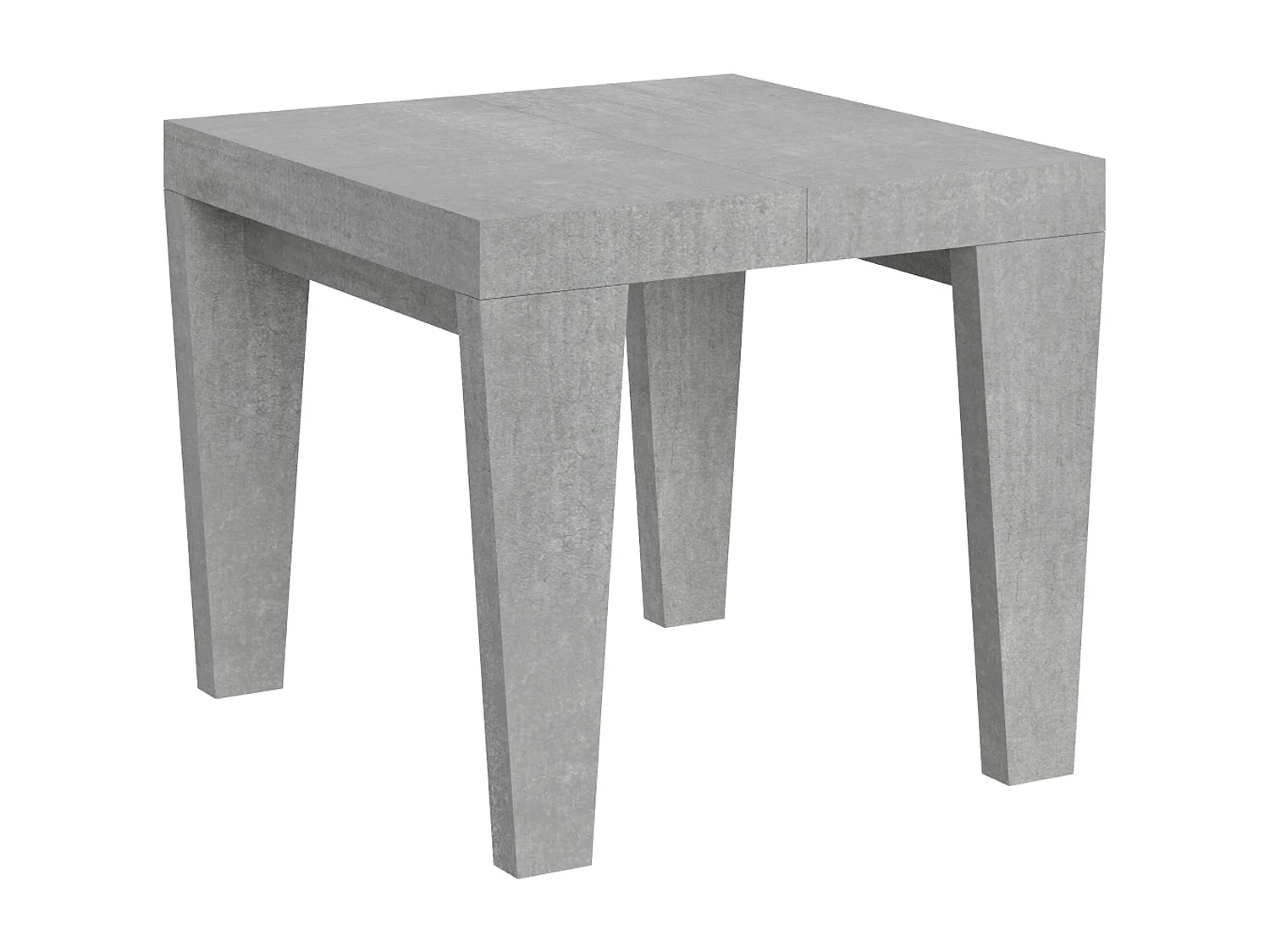 Table extensible 90/246x90 cm Spimbo gris béton