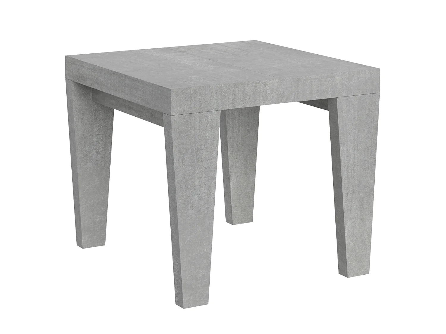 Table extensible 90/246x90 cm Spimbo gris béton
