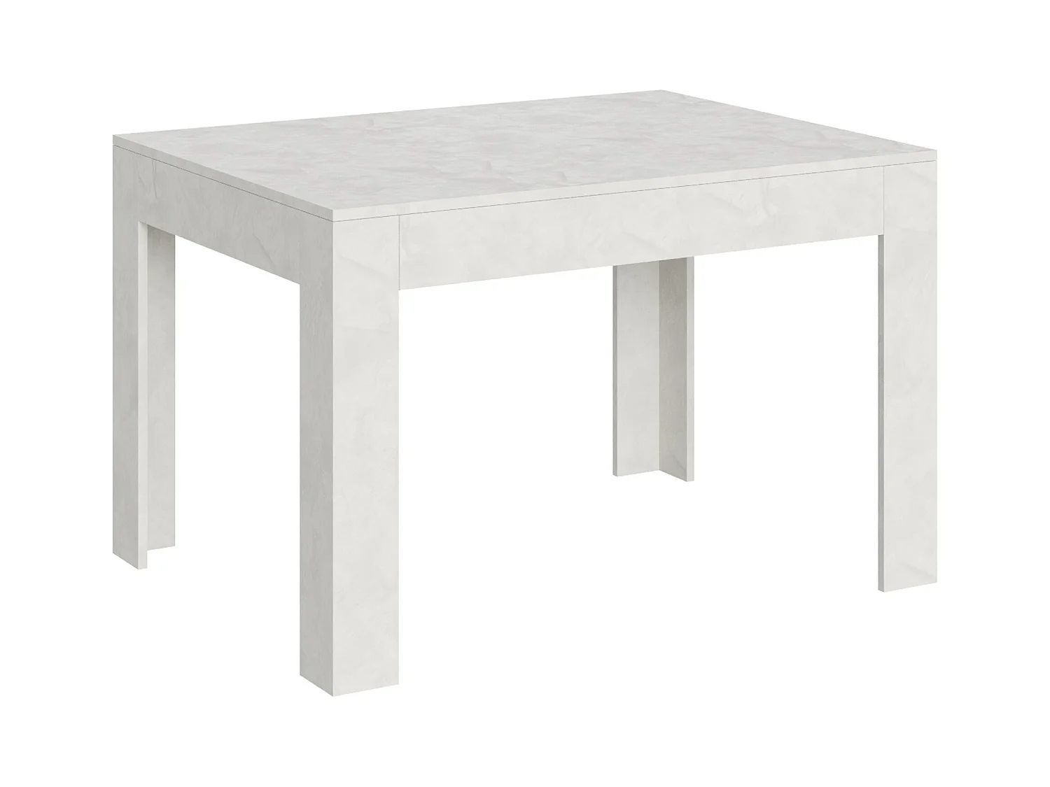 Table extensible 90x120/180 cm Bibi Blanc Spatulé
