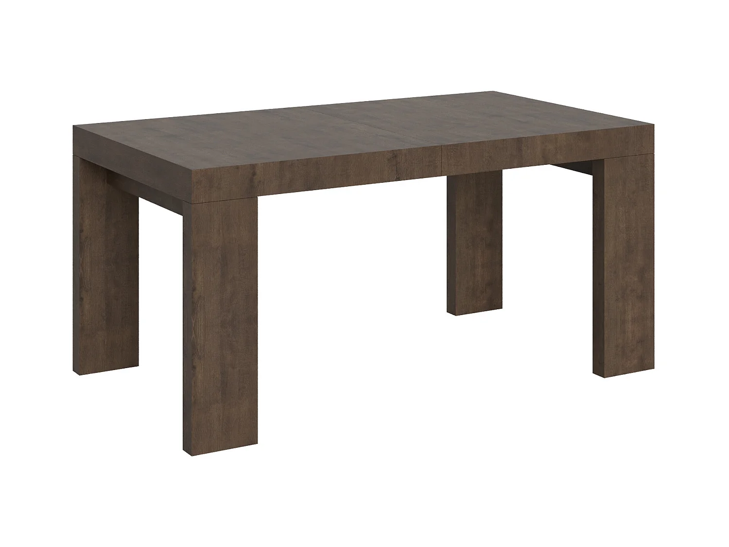 Table extensible 90x160/264 cm Roxell Noyer