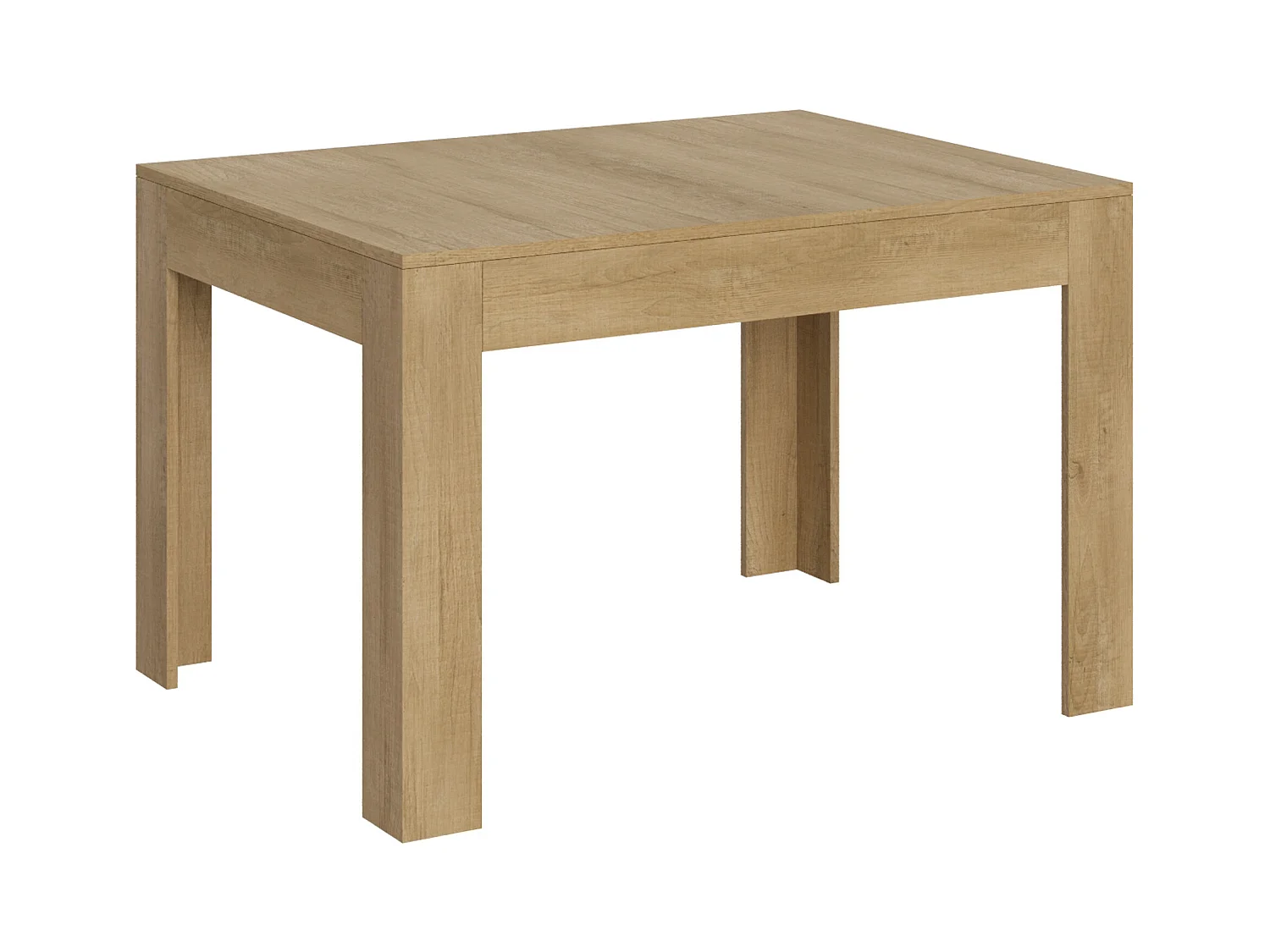 Uitschuifbare tafel 90x120/180 cm Bibi natuur eiken