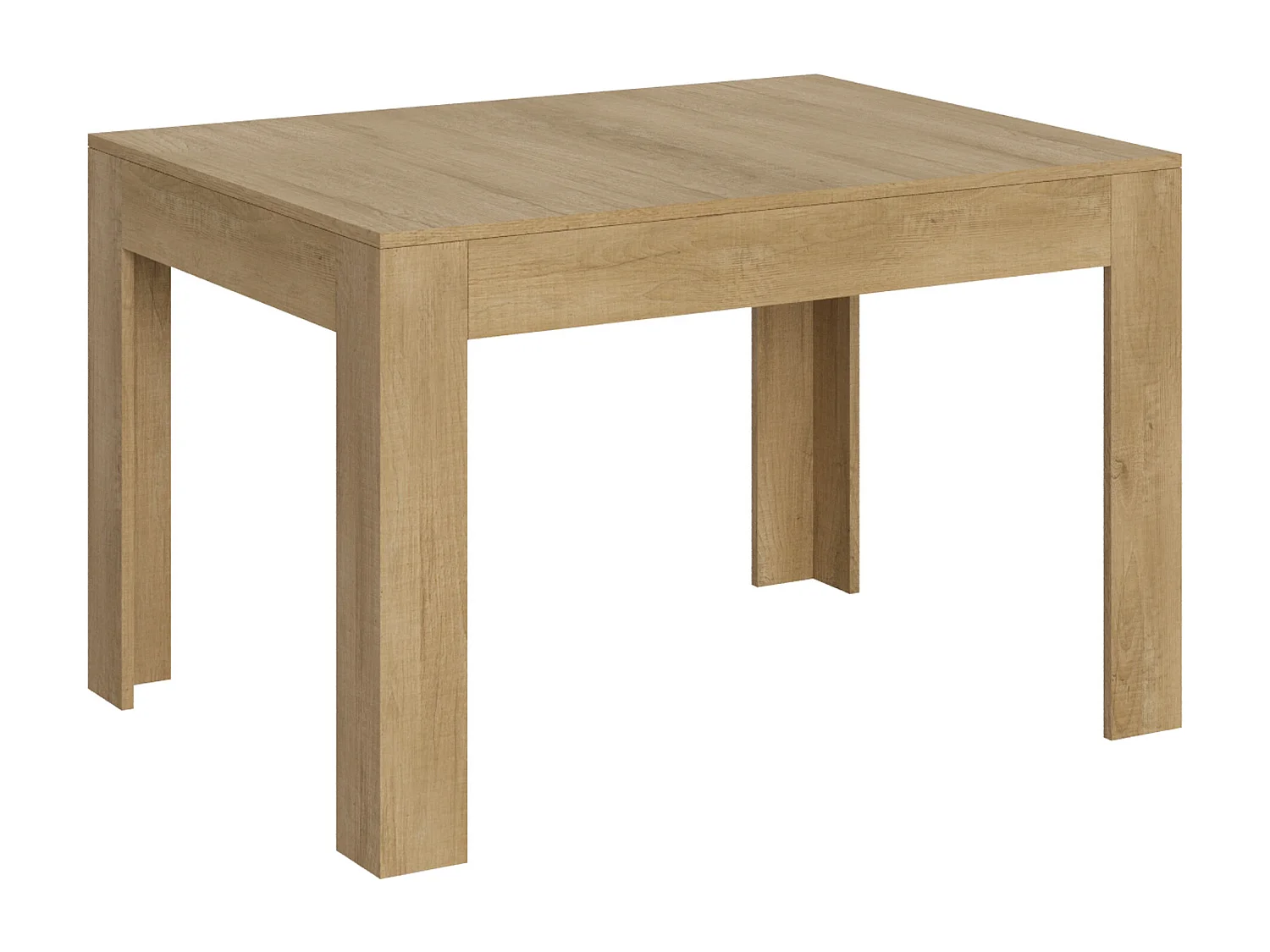 Table extensible 90x120/180 cm Bibi Chêne Nature