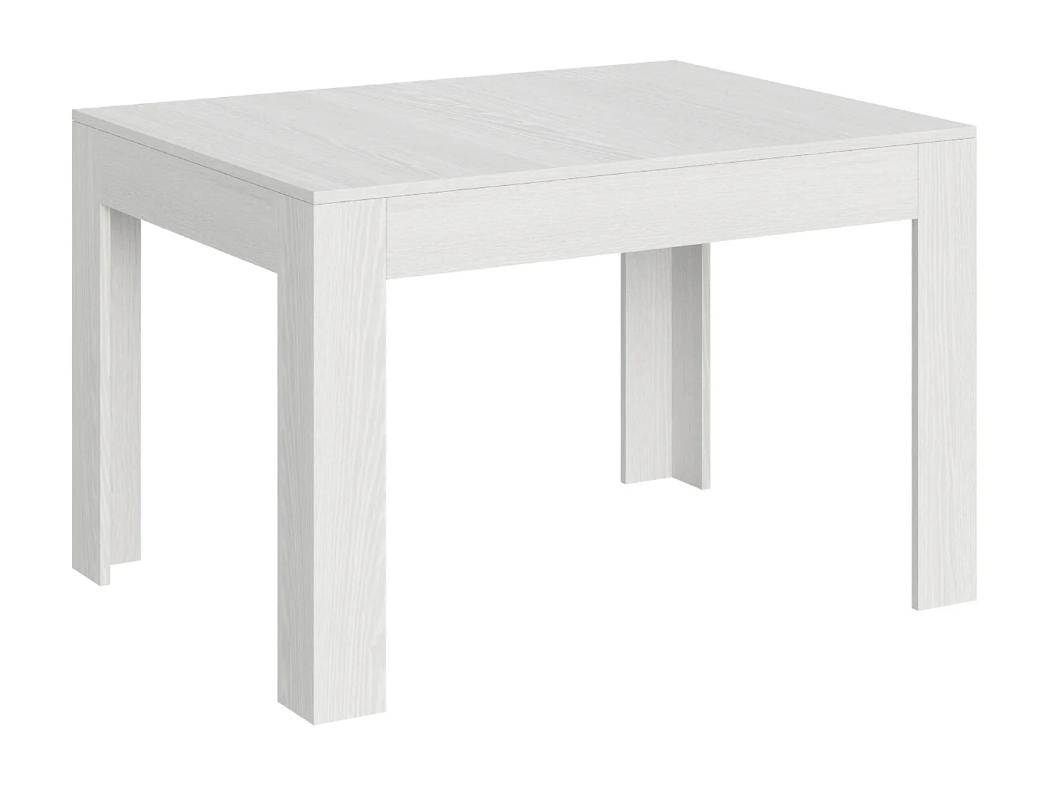 Table extensible 90x120/180 cm Bibi Frêne Blanc