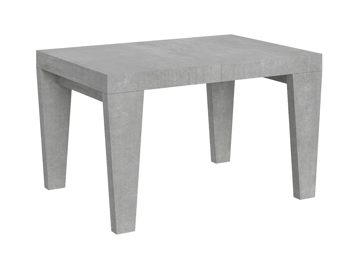 Kristo asgrijze uitschuifbare tafel voor 6 tot 10 personen L 130 tot 234 cm