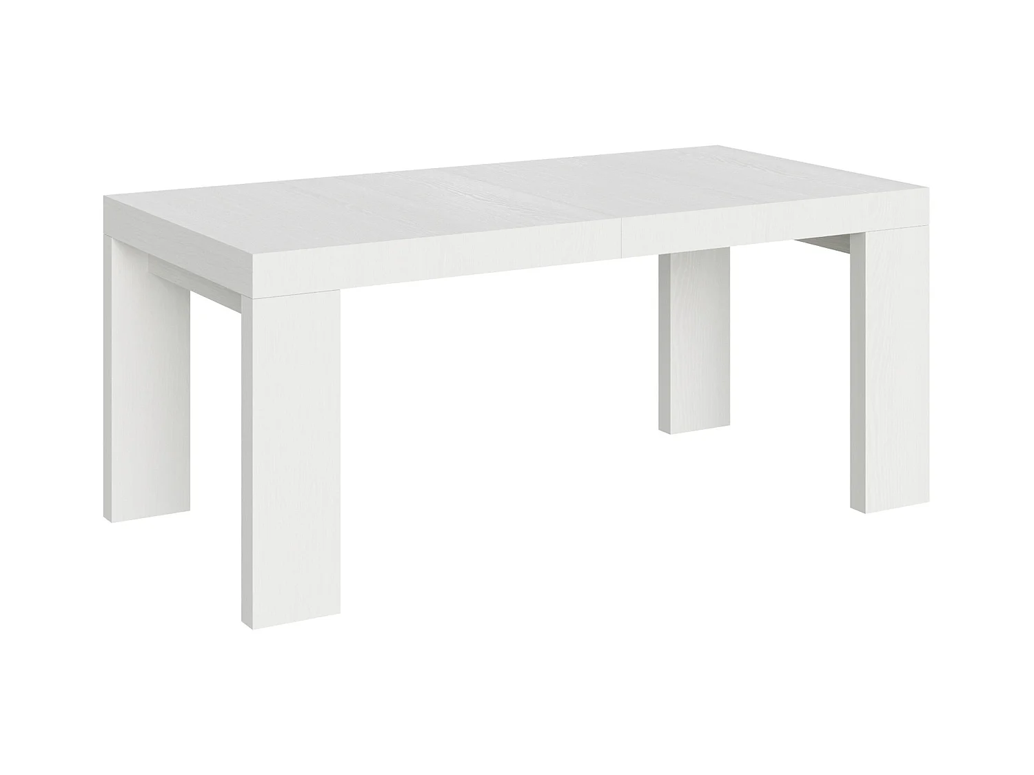 Table extensible 90x180/284 cm Roxell Frêne Blanc
