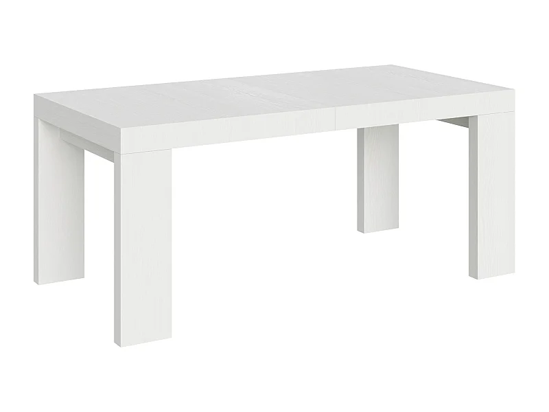 Table extensible 180/284x90 cm Roxell frêne blanc