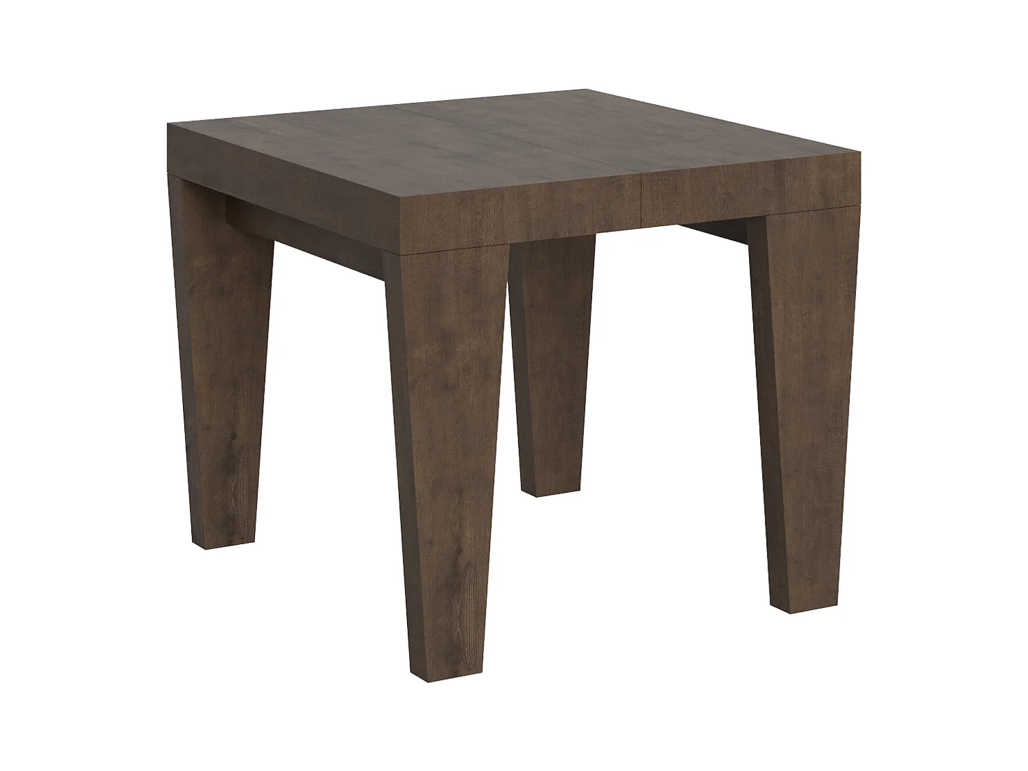 Mesa de jantar extensível 90x90/246 cm Spimbo Nogueira