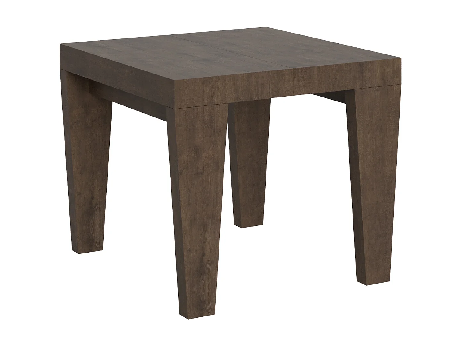 Mesa de jantar extensível 90x90/246 cm Spimbo Nogueira