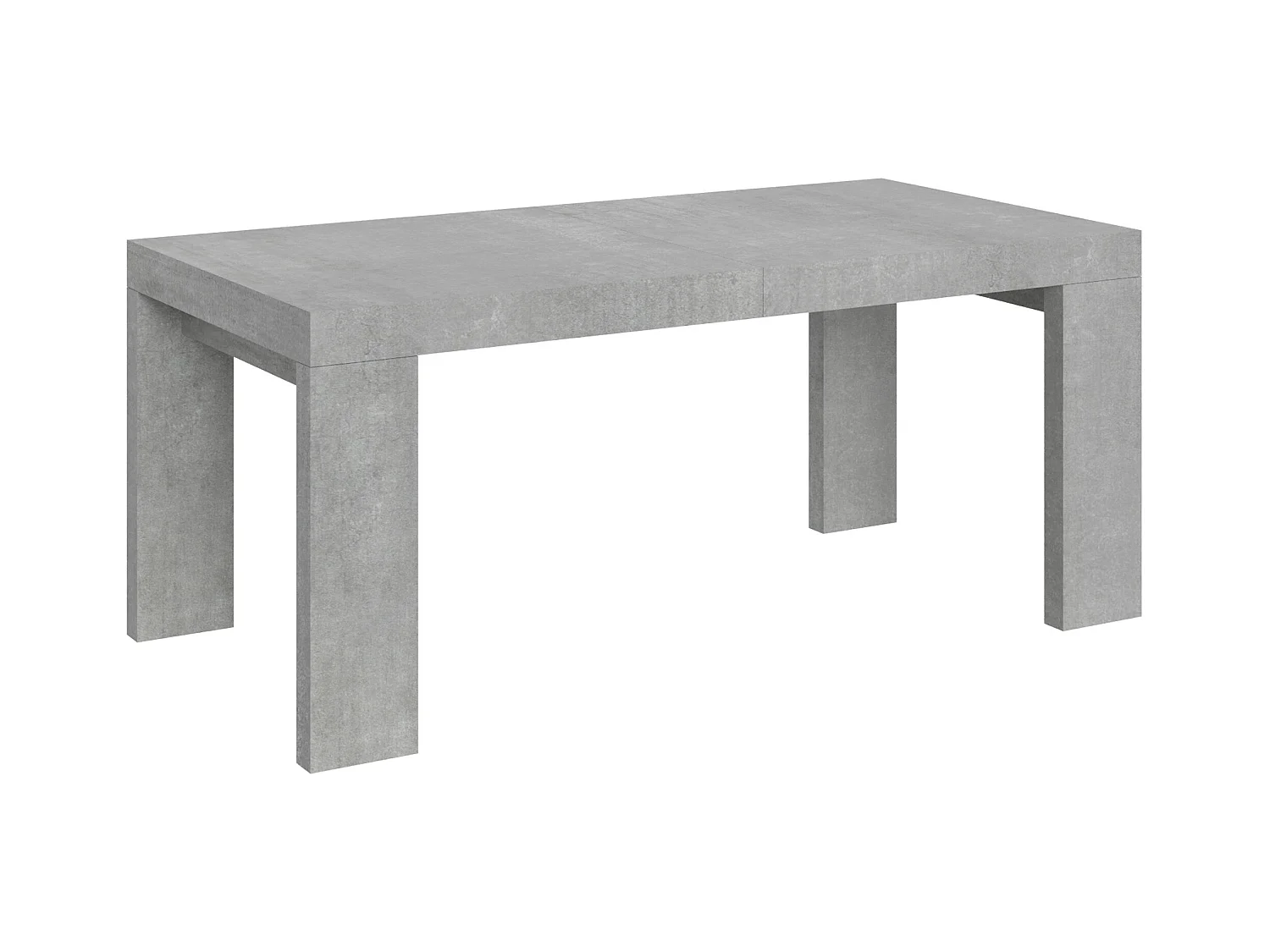 Table extensible 90x180/284 cm Roxell Gris Béton
