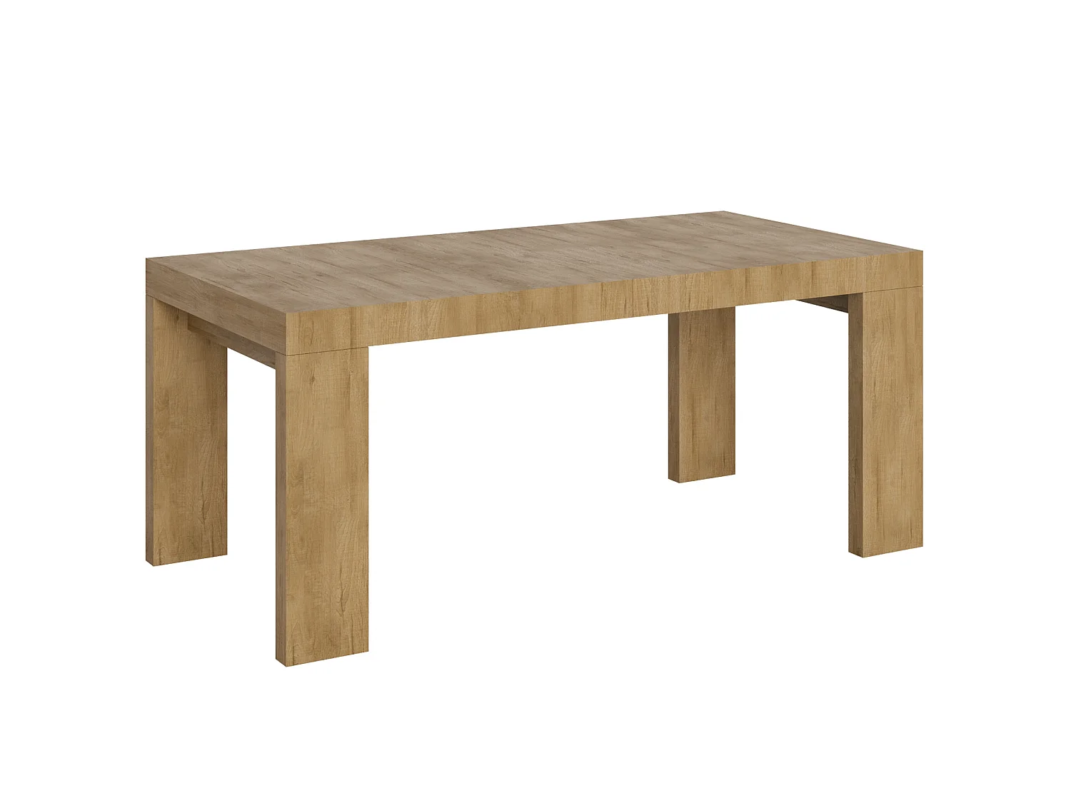 Uitschuifbare tafel 180/284x90 cm Roxell natuur eiken