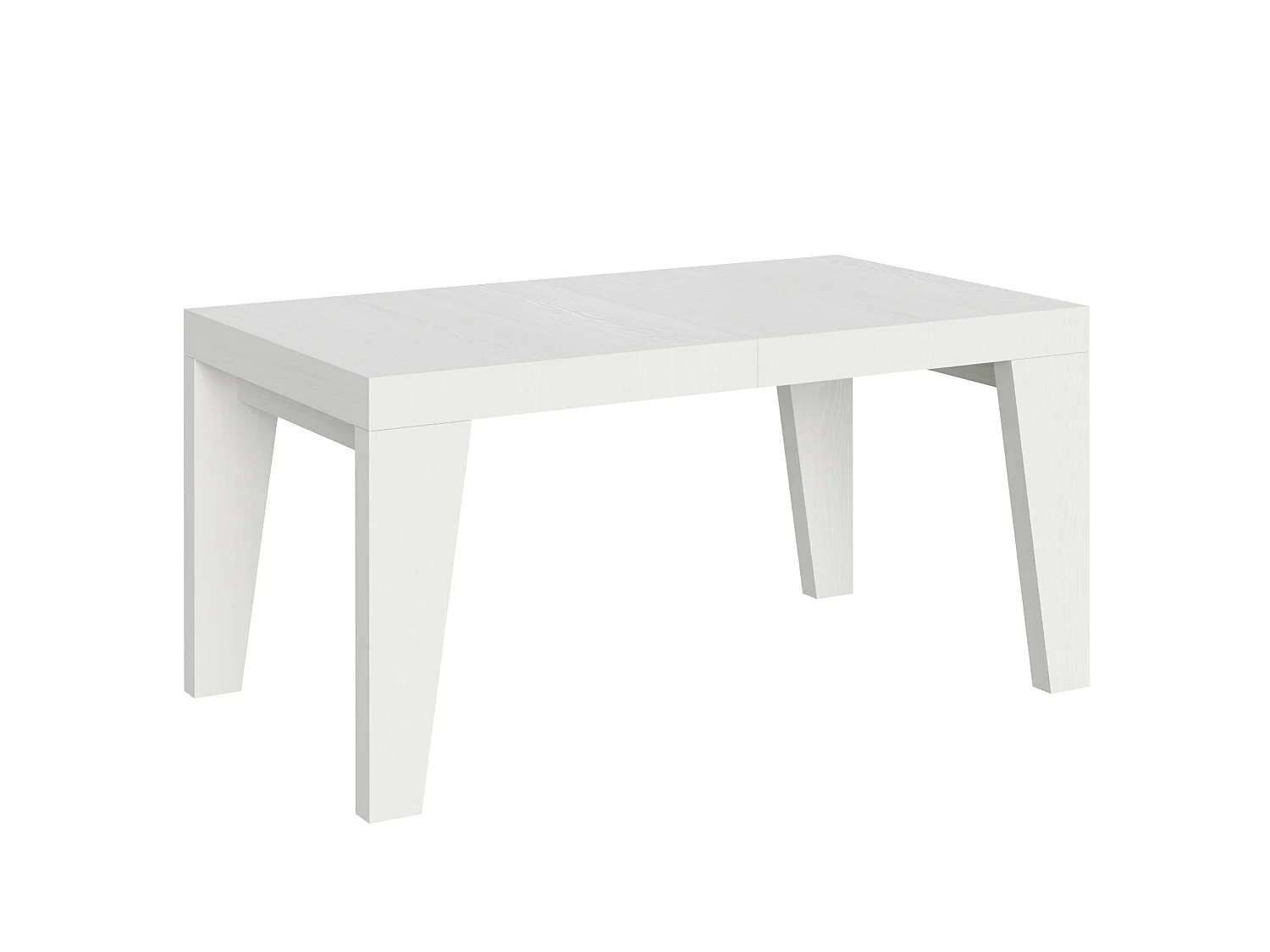 Ausziehtisch 160/420x90 cm Naxy Esche weiß