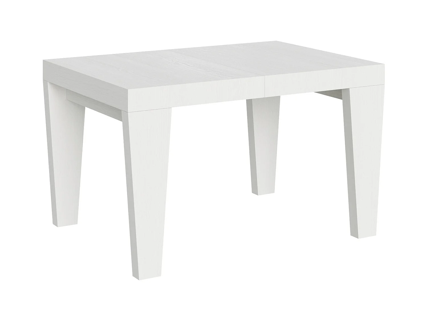 Table extensible 90x130/390 cm Spimbo Frêne Blanc