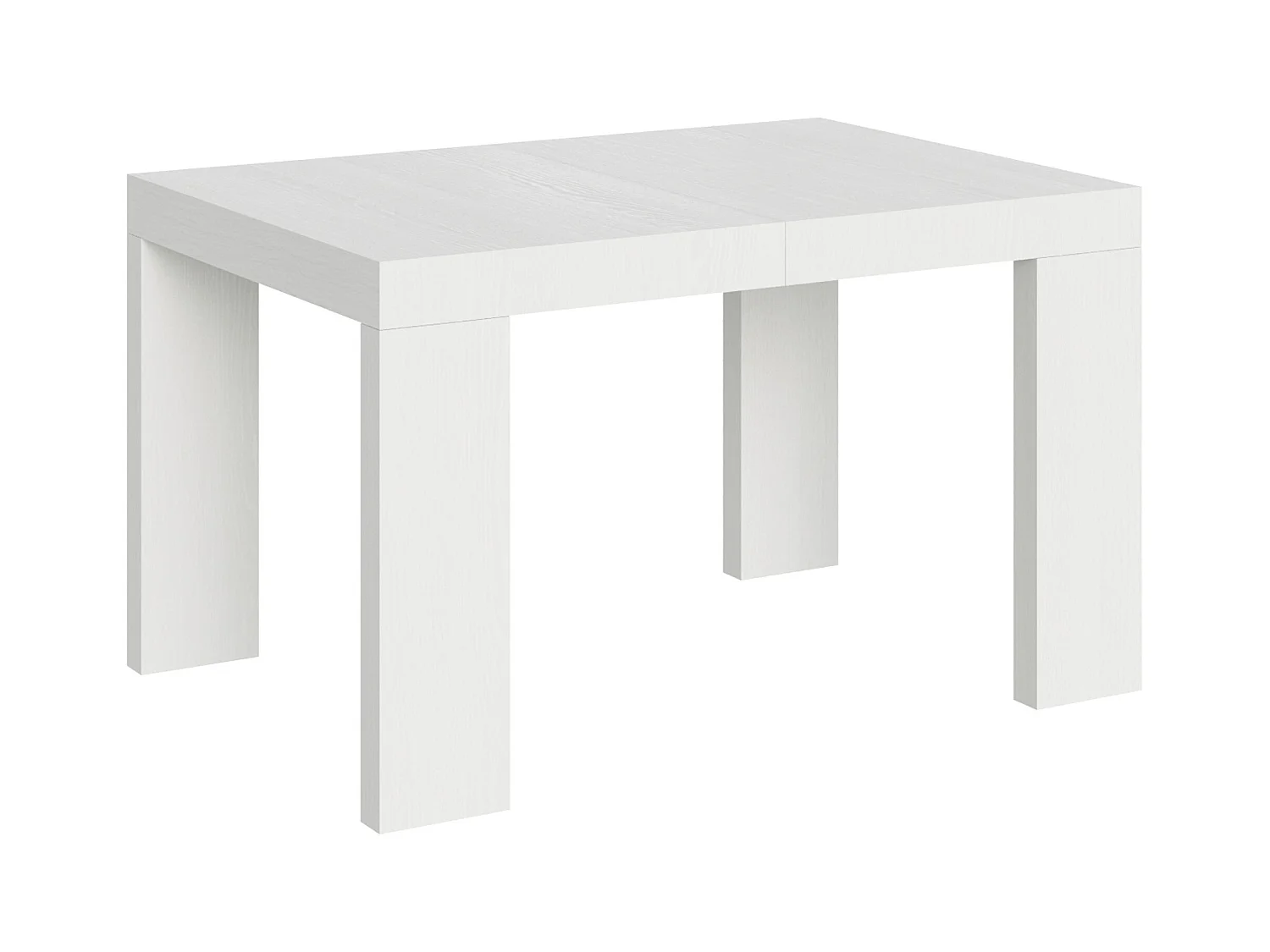 Table extensible 90x130/390 cm Roxell Frêne Blanc