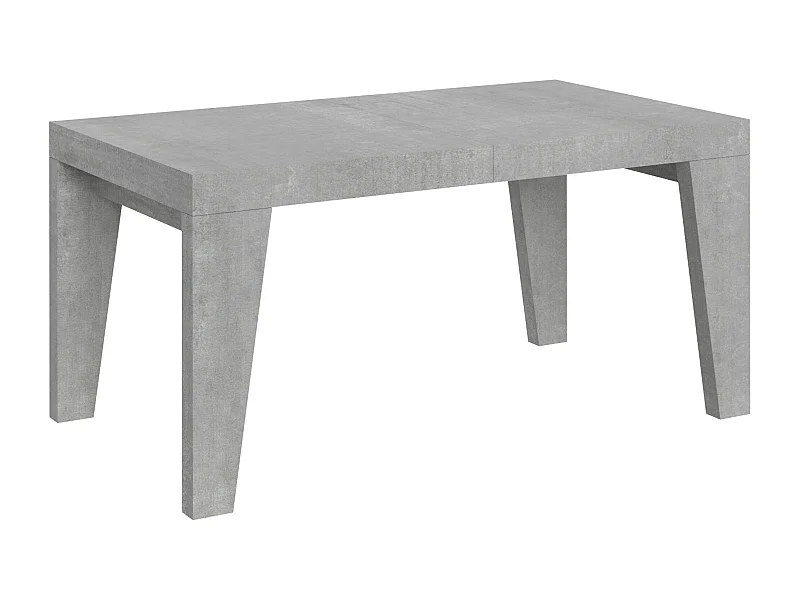 Table extensible 90x160/420 cm Naxy Gris Béton