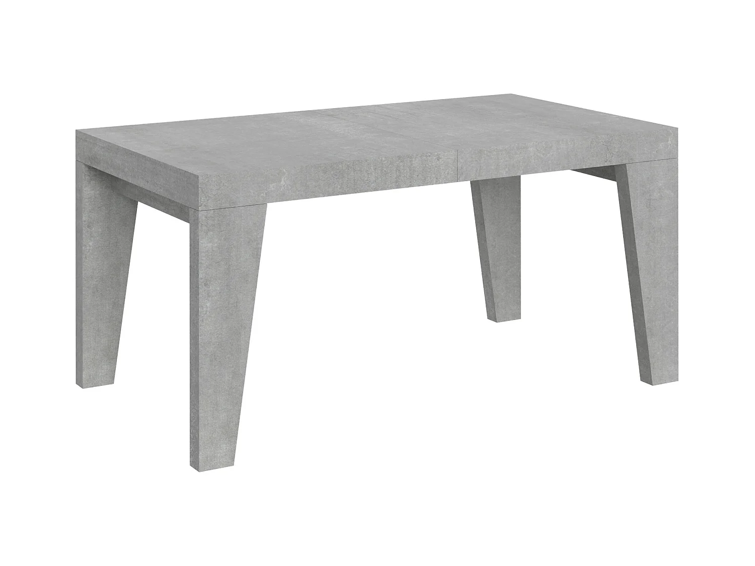 Table extensible 90x160/420 cm Naxy Gris Béton
