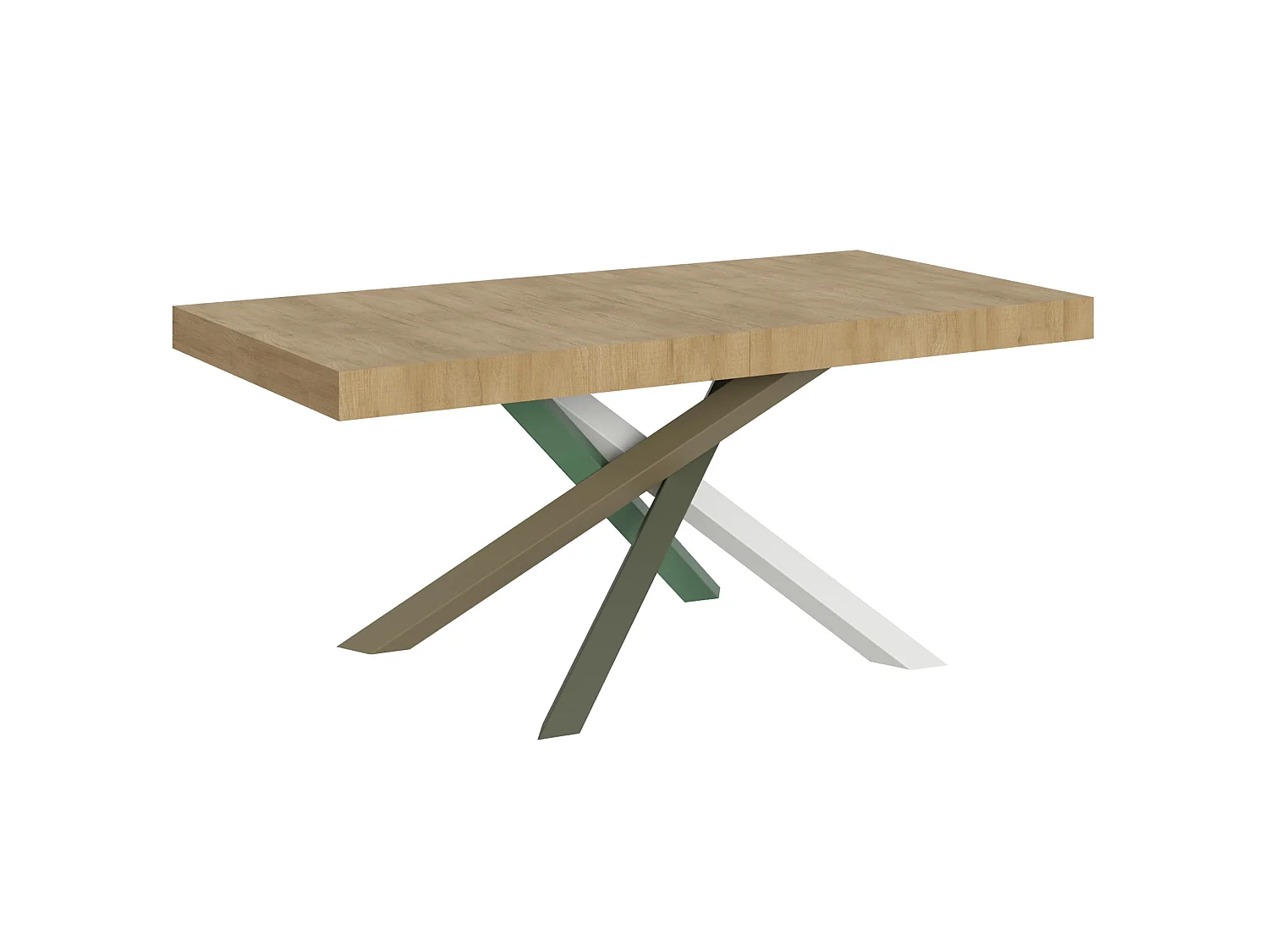Udtræksbord 90x180/284 cm Volantis Naturlig Eg stel 4/A