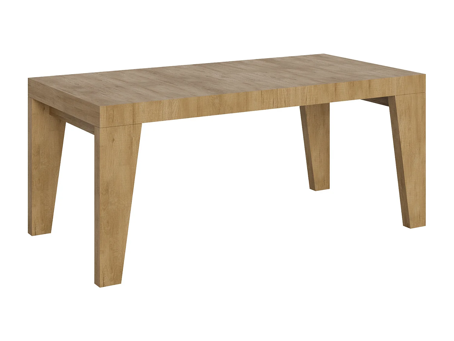Table extensible 180/284x90 cm Naxy chêne nature