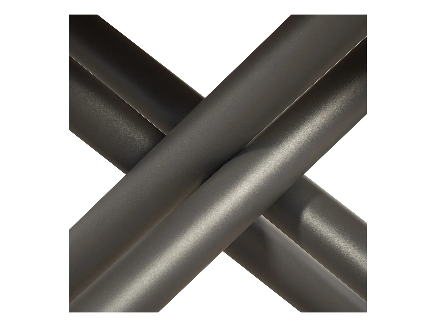 Table extensible 90x160/264 cm Famas Noyer cadre Anthracite