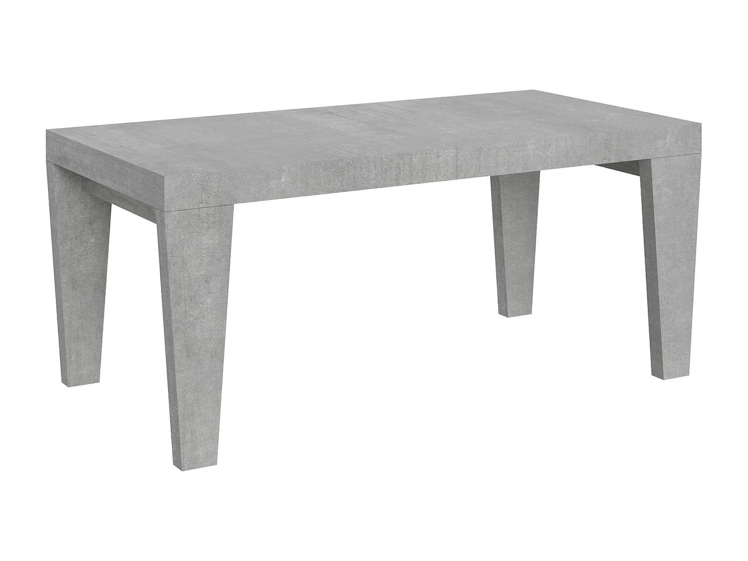 Table extensible 180/284x90 cm Spimbo gris béton
