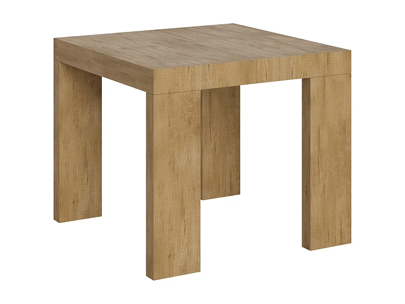Ausziehbarer Tisch 90x90/246 cm Roxell Quercia Natura